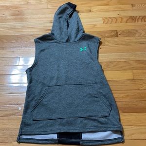 Sleeveless Under Armour hoodie